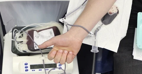 The Blood Donation Process Stock-Footage 102447821