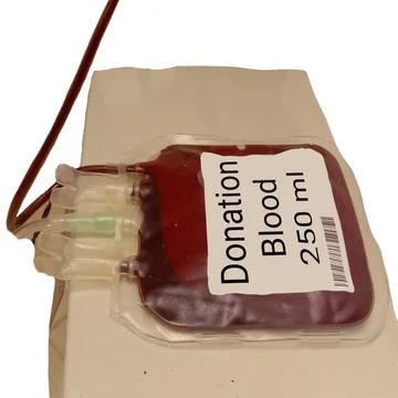 Blood Donation on the table Stock Photos