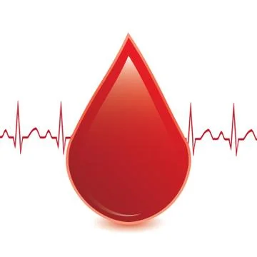 Blood donation vector. Stock Illustration