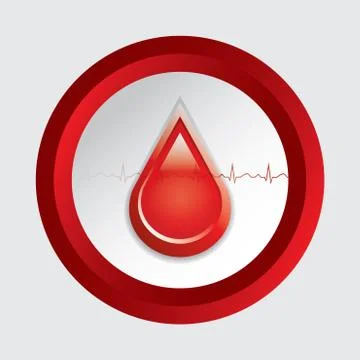 Blood donation vector. Stock Illustration