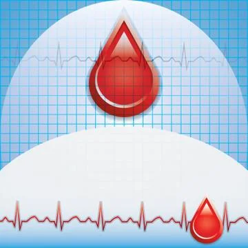 Blood donation vector. Stock Illustration