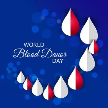 Blood Donor Day. Stock Illustration