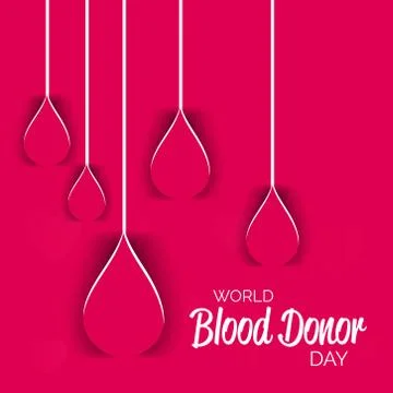 Blood Donor Day. Illustrazione stock