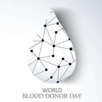 Blood Donor Day. Stock Illustration