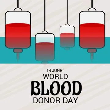 Blood Donor Day. Stock Illustration
