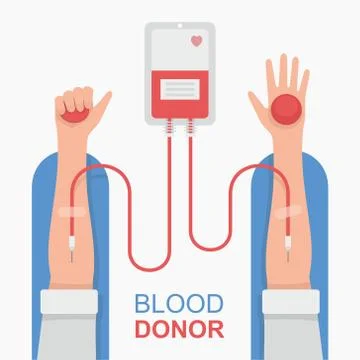 Blood donor Stock Illustration