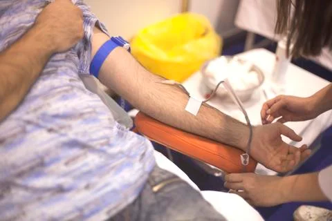 Blood donor Foto stock