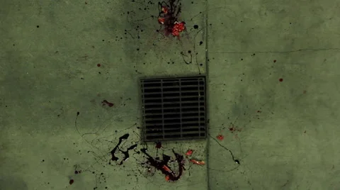 Blood to drain Stock Footage 45424383
