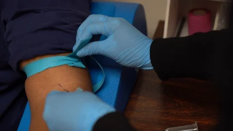 Blood draw Stock Footage 107321579