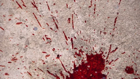Blood dripped on the floor Stock Footage 320752021