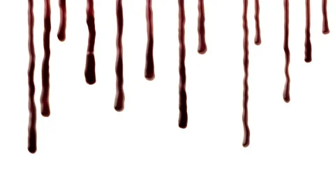 Blood dripping down Stockbeeldmateriaal 128387484