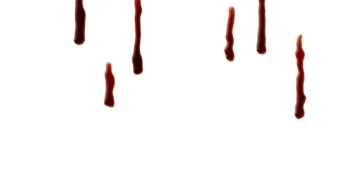 Blood dripping down Stock Footage 139641732