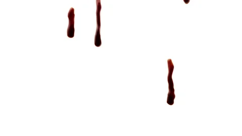 Blood dripping down Stock Footage 139641747