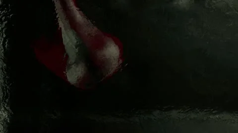 Blood drop 25fps Stock Footage 22340936