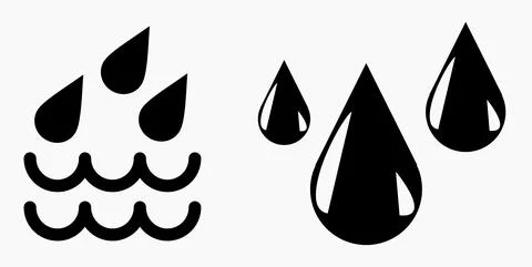 Blood Drop Icon. Stock Illustration