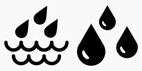 Blood Drop Icon. Stock Illustration