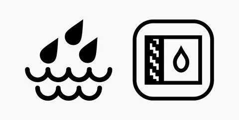 Blood Drop Icon. Stock Illustration