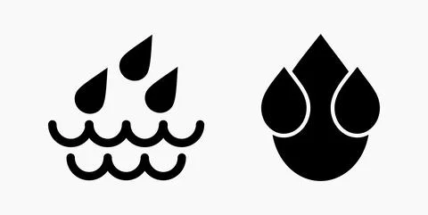 Blood Drop Icon. Stock Illustration
