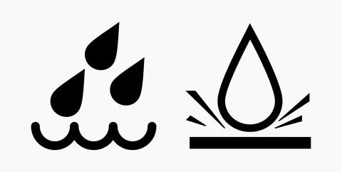 Blood Drop Icon. Stock Illustration