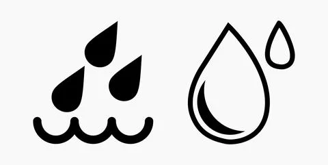 Blood Drop Icon. Stock Illustration