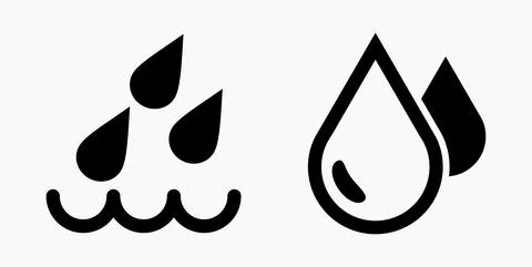 Blood Drop Icon. Stock Illustration