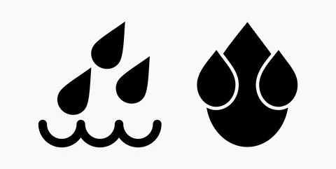 Blood Drop Icon. Stock Illustration
