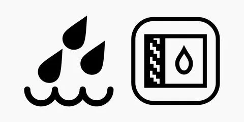 Blood Drop Icon. Stock Illustration
