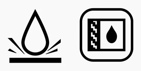 Blood Drop Icon. Stock Illustration