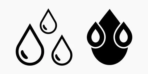 Blood Drop Icon. Stock Illustration