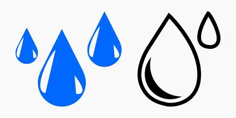 Blood Drop Icon. Stock Illustration