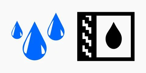 Blood Drop Icon. Stock Illustration