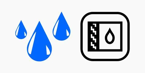 Blood Drop Icon. Stock Illustration