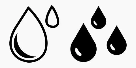 Blood Drop Icon. Stock Illustration