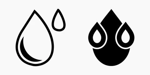 Blood Drop Icon. Stock Illustration