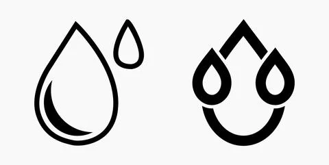 Blood Drop Icon. Stock Illustration