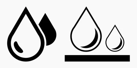 Blood Drop Icon. Stock Illustration