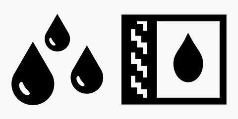 Blood Drop Icon. Stock Illustration
