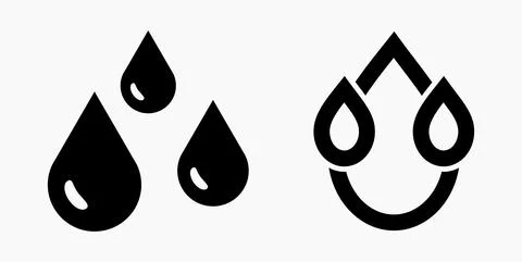 Blood Drop Icon. Stock Illustration