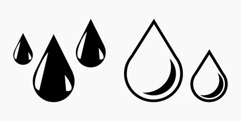 Blood Drop Icon. Stock Illustration