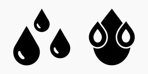 Blood Drop Icon. Stock Illustration