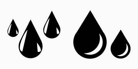 Blood Drop Icon. Stock Illustration