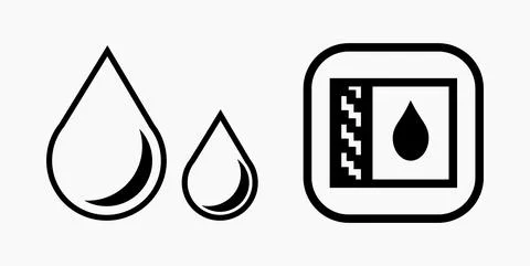 Blood Drop Icon. Stock Illustration