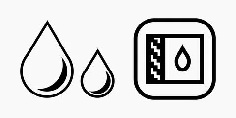 Blood Drop Icon. Stock Illustration