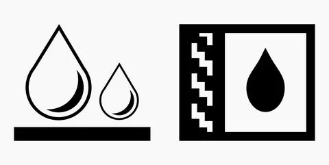 Blood Drop Icon. Stock Illustration