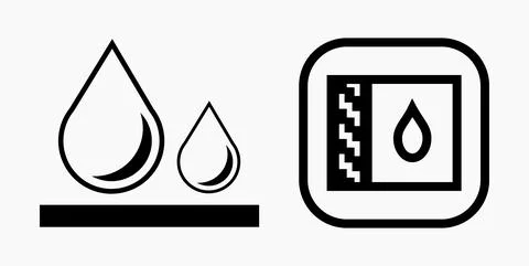 Blood Drop Icon. Stock Illustration