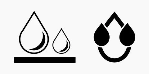 Blood Drop Icon. Stock Illustration