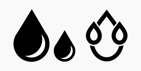 Blood Drop Icon. Stock Illustration