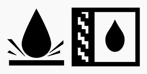 Blood Drop Icon. Stock Illustration