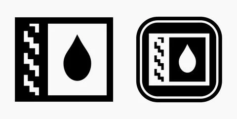 Blood Drop Icon. Stock Illustration