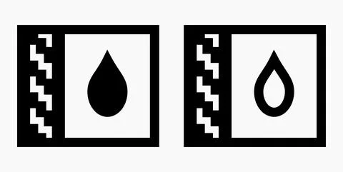 Blood Drop Icon. Stock Illustration